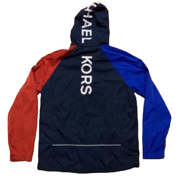 Michael Kors Mens Multi-Color Windbreaker - Picture 2 of 5